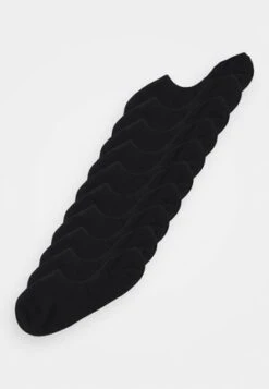 Pier One 7 PACK - Füßlinge - Black -Pier One 310f5f723fc64bbd90d9afd4f1cc6123