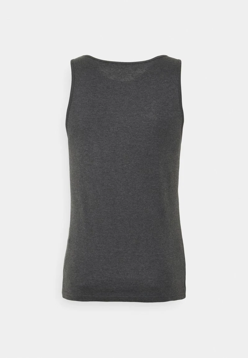 Pier One 3 PACK - Unterhemd/-shirt - Black/khaki/mottled Dark Grey 3 Pier One 3 PACK - Unterhemd/-shirt - Black/khaki/mottled Dark Grey – Bild 3