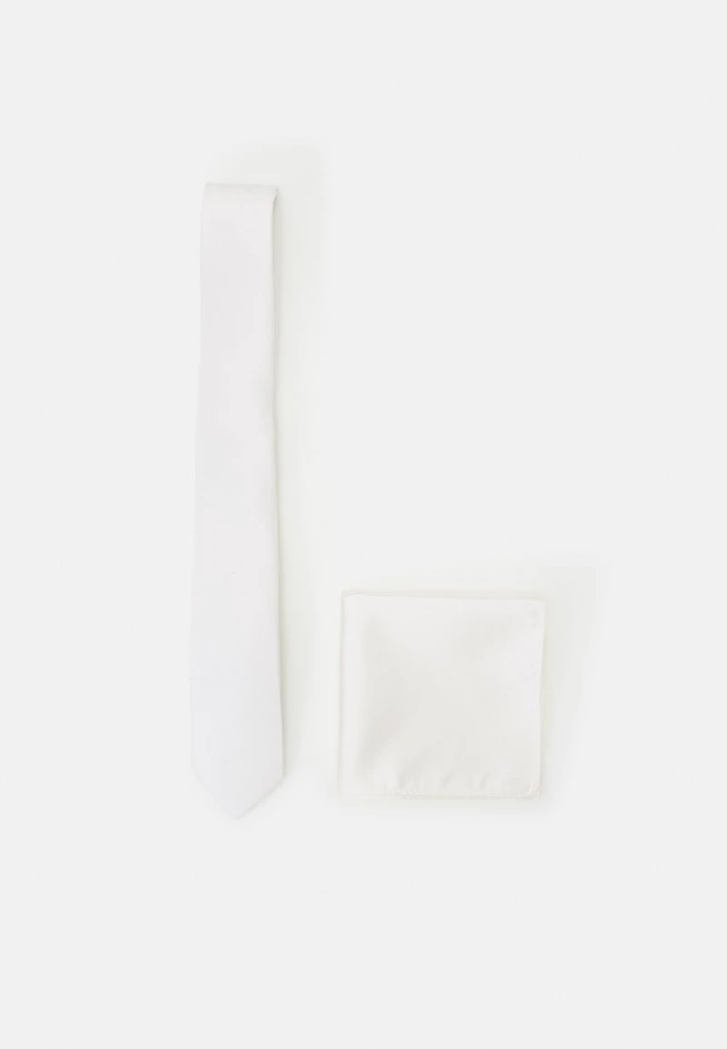 Pier One SET - Einstecktuch - White 1 Pier One SET - Einstecktuch - White