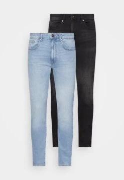 Pier One 2 PACK - Jeans Skinny Fit - Light Blue/black 11 Pier One 2 PACK - Jeans Skinny Fit - Light Blue/black -Pier One 744b89c1ac6d4b31aed9ac3336ccd67b 1