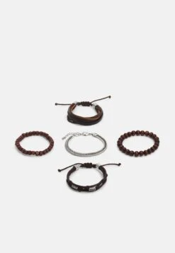 Pier One 5PACK - Armband - Brown, Silver-coloured 9 Pier One 5PACK - Armband - Brown, Silver-coloured -Pier One 78101c85fdfe4c56bc39b936707e5c84 1