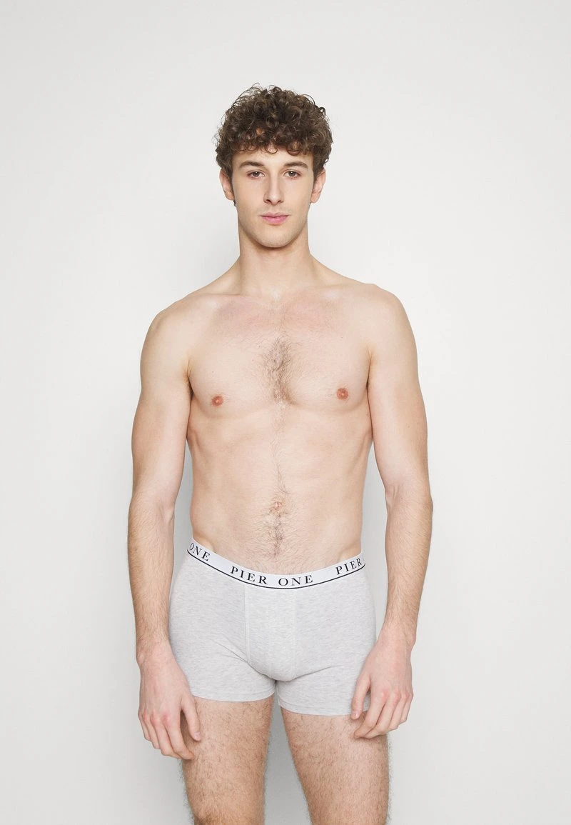 Pier One 5 PACK - Panties - Light Grey/black/green 1 Pier One 5 PACK - Panties - Light Grey/black/green