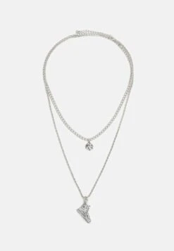 Pier One UNISEX 2 PACK - Halskette - Silver-coloured -Pier One 9d038e7670c342348d18a1c1009866cc 1