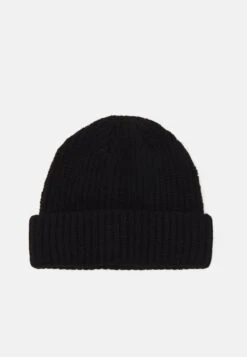 Pier One SHORT MICRO BEANIE UNISEX - Mütze - Black -Pier One 9f21733eb7c144e99d0caa1c7530c76b 1
