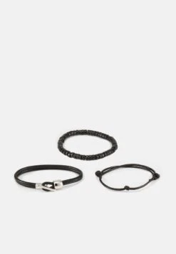 Pier One SET - Uhr - Black -Pier One b0f469a7519f433387fdcd22fdfd31fe