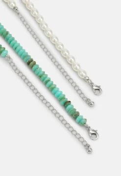 Pier One 2PACK - Halskette - Silver-coloured -Pier One b832289fddfe41c888d6be861ff33adf