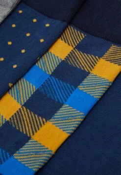 Pier One 5 PACK - Socken - Yellow/dark Blue/grey -Pier One f2680a941418407386211d70ff605fbd